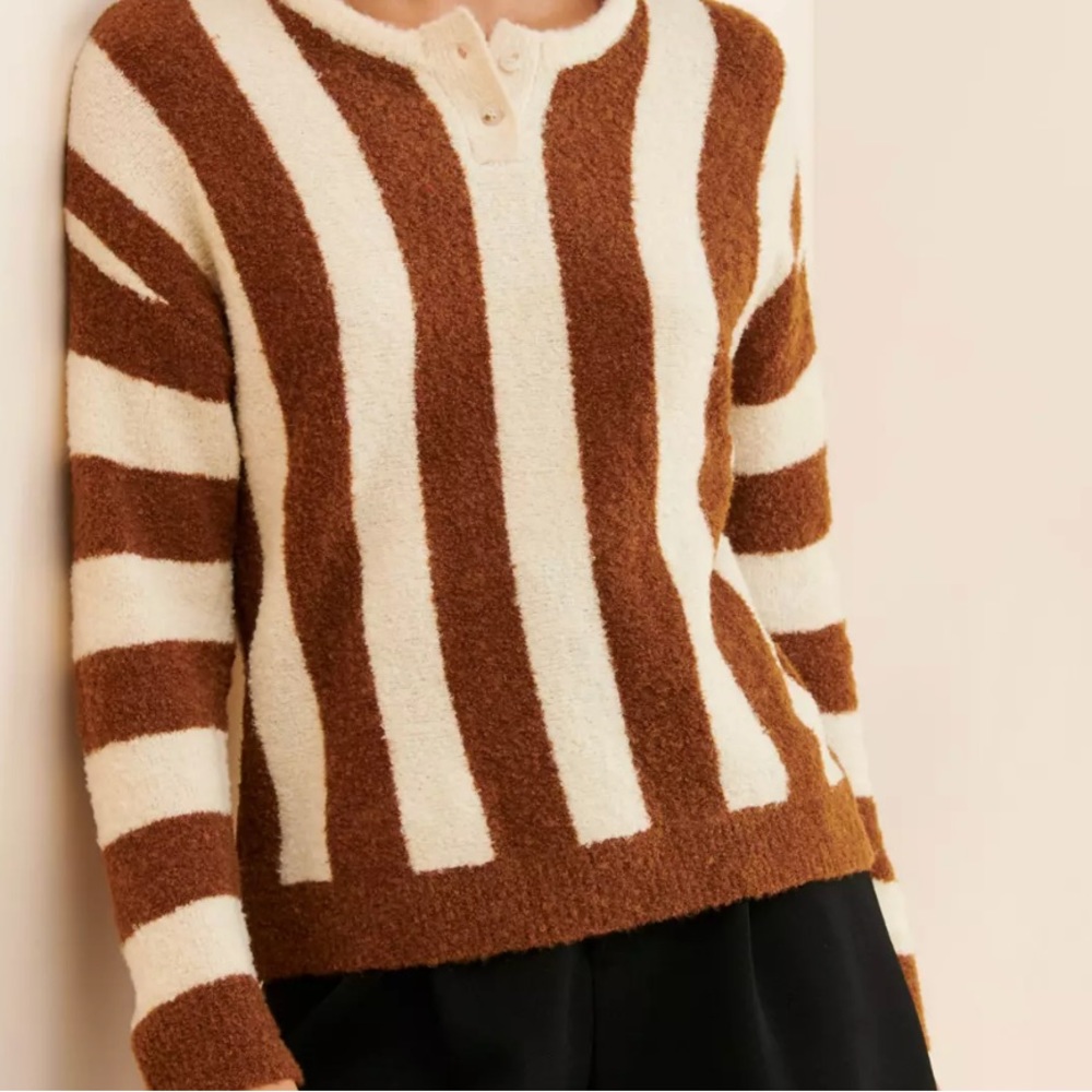 Callahan Annie Henley Sweater from Free People - NWT - Size small